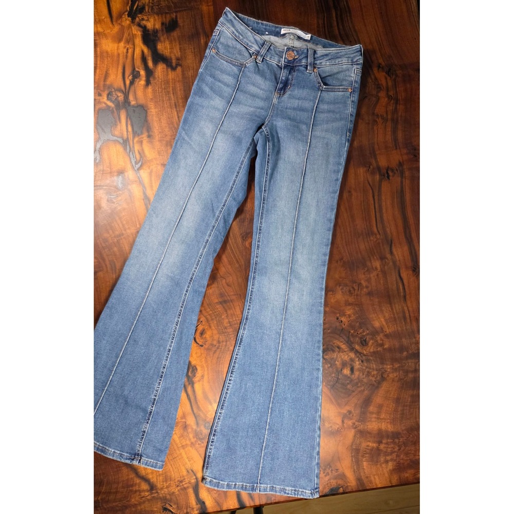 Garage Denim Flare Light Wash Blue Y2K Streetfashion 60's Boho FESTIVAL
